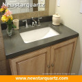 Nior black cheap single bathroom vanity top